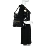 Glazed Calfskin Quilted Small Chanel 22 Black - Image 2
