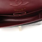 Lambskin Quilted Small Double Flap Black - Image 6