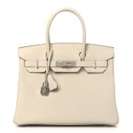 Togo Birkin 30 Craie（Silver Lock）