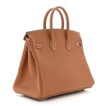 Togo Birkin 25 Gold - Image 3